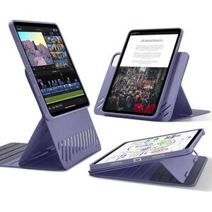 ESR Shift Case iPad Pro 12.9" 2022/2021 – Magnetic Stand Cover 9 Angles Purple